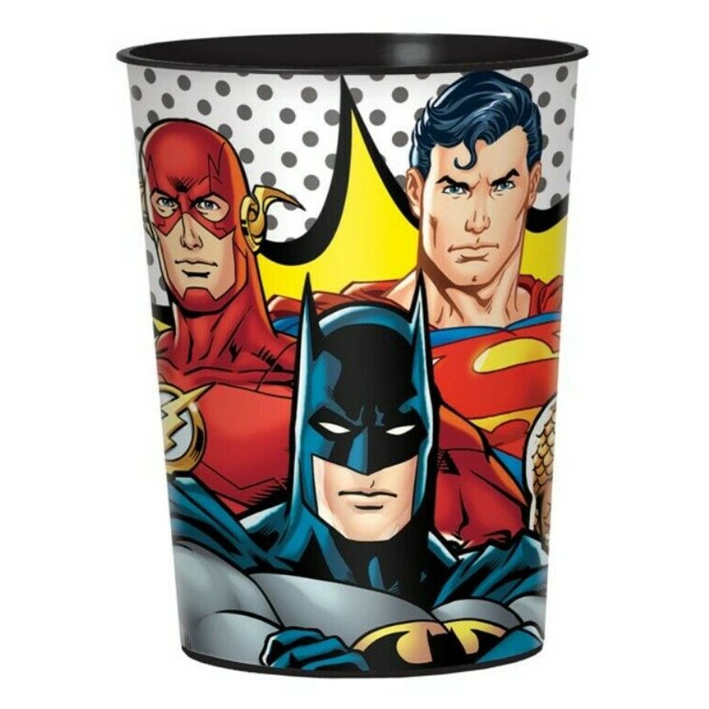 Justice League Keepsake Stadium Party Favor (6) 16 oz Cup Free Shipping